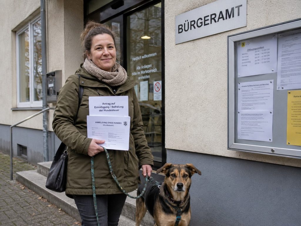 Освобождение от Hundesteuer в Германии